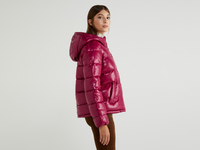 Benetton,  Jacke "eco-recycle",  taglia 48,  Zyklame,  Damen