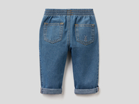 Benetton,  Jeans Aus Denim In 100% Baumwolle,  taglia 74,  Hellblau,  Kinder