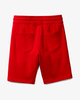 Benetton Online exclusive,  Bermuda Aus Sweatstoff,  taglia KL,  Rot,  Herren