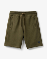Benetton Online exclusive,  Bermuda Aus Sweatstoff,  taglia S,  Militärgrün,  Herren