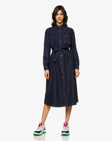 Benetton Online exclusive,  Chemisierkleid Aus Denim,  taglia XL,  Blau,  Damen