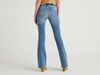 Benetton Online exclusive,  Elastische Schlagjeans,  taglia 27,  Blassblau,  Damen