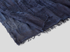 Benetton Online exclusive,  Gestreifter Schal Ton In Ton,  taglia OS,  Dunkelblau,  Damen