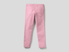 Benetton Online exclusive,  Hose Aus Twill In Einer Stretchigen Baumwollmischung,  taglia 1Y,  Flieder,  Kinder