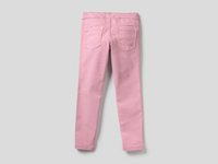 Benetton Online exclusive,  Hose Aus Twill In Einer Stretchigen Baumwollmischung,  taglia L,  Flieder,  Kinder