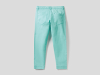 Benetton Online exclusive,  Hose Skinny Fit,  taglia L,  Türkis,  Kinder