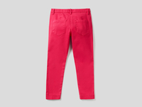 Benetton Online exclusive,  Hose Skinny Fit,  taglia M,  Fuchsia,  Kinder