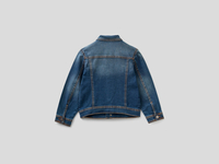 Benetton Online exclusive,  Jacke Aus Denim "eco-recycle",  taglia 2Y,  Blau,  Kinder