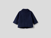 Benetton Online exclusive,  Jacke Aus Sweatstoff,  taglia 62,  Dunkelblau,  Kinder