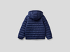 Benetton Online exclusive,  Jacke Mit Kapuze Aus Technischem Stoff,  taglia M,  Dunkelblau,  Kinder