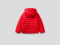 Benetton Online exclusive,  Jacke Mit Kapuze Aus Technischem Stoff,  taglia XL,  Rot,  Kinder