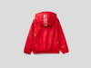 Benetton Online exclusive,  Jacke Mit Kapuze,  taglia 2Y,  Rot,  Kinder