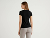 Benetton Online exclusive,  Pullover Aus 100% Baumwolle Mit Kurzen Ärmeln,  taglia S,  Schwarz,  Damen