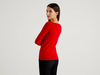 Benetton Online exclusive,  Pullover Aus 100% Baumwolle Mit U-boot-ausschnitt,  taglia XL,  Rot,  Damen