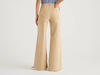 Benetton Online exclusive,  Schlaghose Mit Natürlicher Färbung,  taglia 38,  Beige,  Damen