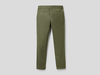 Benetton Online exclusive,  Slim-fit-chinos Aus Elastischer Baumwolle,  taglia S,  Militärgrün,  Kinder