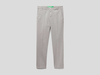 Benetton Online exclusive,  Slim-fit-chinos Aus Hellgrauer Baumwolle,  taglia 50,  Hellgrau,  Damen