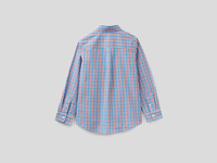 Benetton Online exclusive,  Sportliches Hemd Aus Reiner Baumwolle Mit Karomuster,  taglia XX,  Bunt,  Kinder