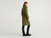 Benetton Online exclusive,  Staubmantel Mit Tunnelzug,  taglia 48,  Militärgrün,  Damen