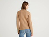 Benetton Online exclusive,  Strickjacke Aus 100% Baumwolle,  taglia XL,  Beige,  Damen