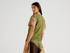 Benetton Online exclusive,  Sweatshirt Mit Kurzen Ballonärmeln,  taglia L,  Militärgrün,  Damen