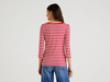 Benetton Online exclusive,  T-shirt Aus Reiner Baumwolle Mit 3/4-ärmeln,  taglia L,  Rot,  Damen