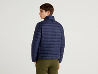 Benetton Online exclusive,  Ultraleichte Daunenjacke Im Slim Fit,  taglia L,  Dunkelblau,  Herren