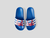 Benetton,  Pantoffeln Mit Print,  taglia 40,  Hellblau,  Kinder