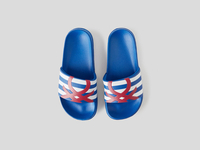 Benetton,  Pantoffeln Mit Print,  taglia 40,  Hellblau,  Kinder