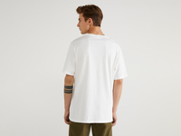 Benetton,  "looney Tunes"-t-shirt,  taglia EL,  Weiss,  Herren