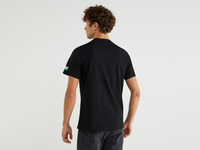 Benetton,  "looney Tunes"-t-shirt,  taglia KL,  Schwarz,  Herren