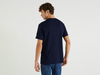 Benetton,  "looney Tunes"-t-shirt,  taglia S,  Blau,  Herren