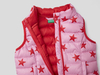 Benetton,  Ärmellose Weste Mit Musterprint,  taglia 90,  Pink,  Kinder