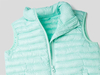 Benetton,  Ärmellose Weste Mit Print,  taglia M,  Türkisblau,  Kinder