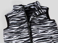 Benetton,  Ärmellose Weste Mit Print,  taglia XL,  Schwarz,  Kinder