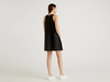 Benetton,  Ärmelloses Kleid In Trapezform,  taglia L,  Schwarz,  Damen
