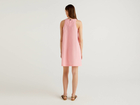 Benetton,  Ärmelloses Kleid In Trapezform,  taglia M,  Pink,  Damen