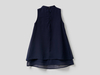 Benetton,  Ärmelloses Kleid Mit Rüschen,  taglia XS,  Dunkelblau,  Kinder