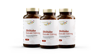 Shiitake Extrakt 500 mg 3er Pack (300 Kps)