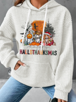 Damen Einfach Frühling/Herbst Libelle Polyester Kapuze Keine Elastizität Weit Langarm Regelmäßig Kapuzenpullover