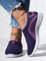 Damen Geometrisch Lässig Alle Jahreszeiten Rutschfest Slip On Flach Stoff Slip On Profitieren Slip On