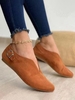 Damen Unifarben Alle Jahreszeiten Einfach Schnalle Flach Spitz Kunstwildleder Slip On Rutschfest Flache Schuhe