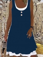 Geknöpft Individualität Kurze Kleider - Modetalente