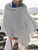 Lässig Unifarben Winter Normal Weit Standard Langarm A-Linien Regelmäßig Pullover Mantel für Damen