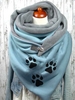 Modetalente Blau Schal & Hütte Polyester Herbst Retro Schal & Hütte