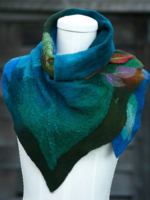 Modetalente Blau Schal & Hütte Rippe Stoff Herbst Lässig Schal & Hütte