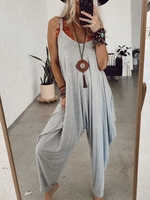 Modetalente Jumpsuits für Damen Graublau Lila Khaki 1 Kostüme