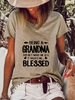 Modetalente Kurzarm 1 Khaki Schwarz Grün Weiß Damen T-Shirts Rundhals Lässig Jersey Buchstabe T-Shirts