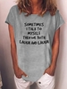 Modetalente Kurzarm 1 Rotblau Grün Grau Damen T-Shirts Baumwollgemisch Lässig Rundhals Täglich Print T-Shirts
