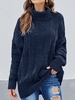 Modetalente Langarm 1 Grün Pink Marineblau Weinrot Karamell Damen Pullover Hoher Kragen Wolle/Stricken Pullover